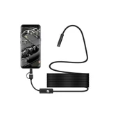 Endoskop 3 İn 1 Yılan Kamera Usb Micro Usb Type-c 20 Metre Sert Kablo - 3