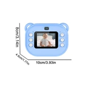 Dijital Video Kayıt Fotoğraf Çocuk Kamerası Anlık Termal Resim Kağıt Baskılı - 4
