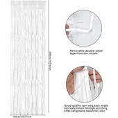 Soft Beyaz Renk Du Ve Kapı Perdesi İthal 100x200 Cm - 2