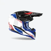 AIROH AVIATOR 3 PUSH BLUE RED GLOSS KASK thumbnail 2