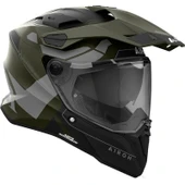 AIROH COMMANDER 2 REVEAL MILITARY GREEN KASK thumbnail 3