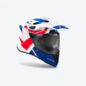 AIROH COMMANDER 2 REVEAL BLUE RED GLOSS KASK thumbnail 3