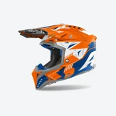 AIROH AVIATOR 3 SPIN ORANGE FLUO MATT KASK thumbnail 1