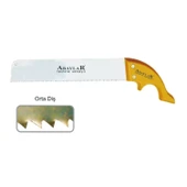 Abaylar Orta Diş El Testere 12 No - Ahşap Sap - 1