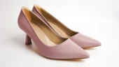 Assortie Pastel Pembe İnce Topuklu Kitten Heel Kadın Ayakkabı - 2
