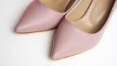 Assortie Pastel Pembe İnce Topuklu Kitten Heel Kadın Ayakkabı - 3