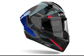 AIROH MATRYX ROCKET BLUE RED GLOSS KASK thumbnail 2