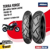 Suzuki v-strom 650 Mitas TERRA FORCE Takım Lastik 110/80-19 - 150/70-17 Set thumbnail 2