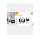 Bebek Kamerası Kumandalı Monitörlü Karşılıklı Konuşma Özellikli , Hatırlatıcılı Ip Bebek Kamerası thumbnail 5