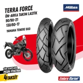 Yamaha Tenere 660 Mitas 90/90-21 - 130/80-17 TERRA FORCE Ön - Arka Takım Lastik thumbnail 2