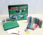 Metal Kutulu 500 Chip Ve 2 Adet İskambil  Kağit Setine Sahip Poker Oyunu Alk3540 - 1