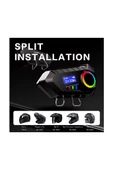 Y30 Kask Kulaklık Bluetooth Motosiklet Kulaklık Rgb Radyolu Intercom - 1