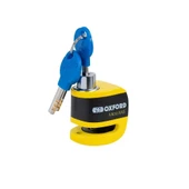 OXFORD MICRO XA5 ALARMLI DİSK KİLİDİ SARI thumbnail 2