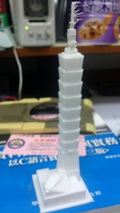 Taipei 101 - Basit Versiyon (1/3333) Plastik Aparat - 5
