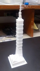 Taipei 101 - Basit Versiyon (1/3333) Plastik Aparat - 6