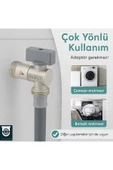 DESIPHON Mini Küresel Musluk – Aç Kapa Vanalı, G3/4, Çamaşır & Bulaşık Makinesi Bağlantı Musluğu - 3