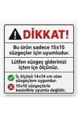 DESIPHON 15x15 Uyumlu 14x14 Krom Süzgeç Izgarası – Paslanmaz Çelik, Dayanıklı ve Şık Tasarım - 2