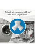 DESIPHON Plastik Y Çatal Bağlantı Aparatı + Conta | Çamaşır Makinesi Musluğu İçin 3/4 inç Su Dağıtıcı - 5