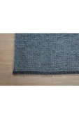 GÜMÜŞSUYU Deco Fashion 14017 Mavi Antitoz Yıkanabilir Pamuk Polyester Dekoratif Modern Halılar - 3