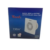 Veel Banyo Büro ve Mutfak Aspiratörleri (Baca Tipi) 20W 150Mm - 3