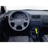 VW Polo HB 1994-2000 Düğme Çerçevesi Orta Kör Kapak 6N0858179A - 3