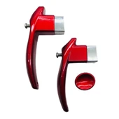 Çaydanlık Sapı Takımı Kulp Tutamak Seti Kare Parlak Kırmızı thumbnail 1