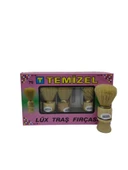 Temizel Berber Kuaför Sakal Traş Fırçası Kıl Ahşap Saplı 6 Ad No:70 - 1