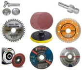 8'li Taşlama ve Kesme Disk Seti Seramik Ahşap Metal Zımpara - 1