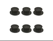 Nalburkent Tencere Cam Ve Metal Kapak Kulpu Lüks Siyah 6 Lı thumbnail 1