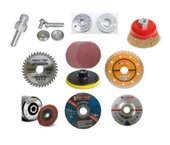 10'lu Taşlama ve Kesme Disk Seti ve Bağlantı Aparatları - 1