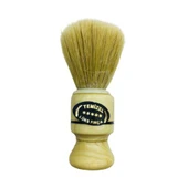 Temizel Lüx Berber Kuaför Traş Sakal Fırçası Kıl Ahşap Saplı 6 Ad No:01 - 1