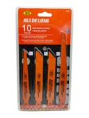 Nalburkent Huidelong Tilki Kuyruğu Testere Bıçağı Seti Takımı 10'lu Ağaç Metal Kemik - 1