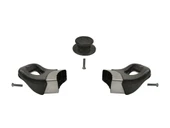 Nalburkent Tencere Tava Sahan Cam Ve Metal Kapak Kulpu Yasemin Lüks Tepeli Siyah 5 Set thumbnail 3