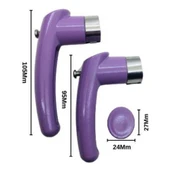 Çaydanlık Sapı Takımı Kulp Tutamak Seti Parlak Lila Yanmaz thumbnail 2