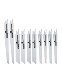 Nalburkent Huidelong Tilki Kuyruğu Testere Bıçağı Seti Takımı 10'lu Ağaç Metal Kemik - 3