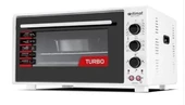 İtimat 8060 Çift Camlı Turbo 60 lt Beyaz Fırın - 1