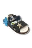 Şirinbebe 1734-20 Anatomik Yıldız Desen Cirtli Erkek Çocuk Sandalet Lacivert Füme 18-20 thumbnail 2