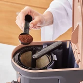 Karaca Hatır Plus 5 in 1 Konuşan Közde ve Sütlü Türk Kahvesi ve Filtre Kahve Makinesi Rosie Brown thumbnail 3