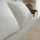 Karaca Home White Collection Delisa %100 Pamuk Keten Çift Kişilik Pike Takımı Krem thumbnail 8