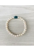 MK TASARIM Gerçek İnci, Apatit Taşı Bileklik MK100160 thumbnail 1