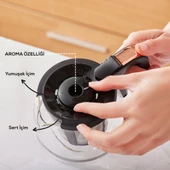 Karaca Hatır Plus 5 in 1 Konuşan Közde ve Sütlü Türk Kahvesi ve Filtre Kahve Makinesi Cherry Red thumbnail 3