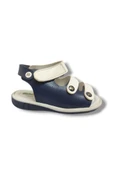Şirinbebe 1633-20 Anatomik Tek Cirtli Erkek Çocuk Sandalet Lacivert Beyaz 21-25 thumbnail 2