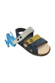 Şirinbebe 1695-20 Anatomik Tek Cirtli Erkek Çocuk Sandalet Lacivert Sari 18-20 thumbnail 1