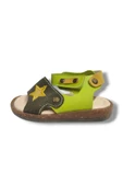 Şirinbebe 1663-20 Anatomik Yıldız Desen Cirtli Erkek Çocuk Sandalet Haki Yeşil 21-25 - 2