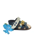 Şirinbebe 1695-20 Anatomik Tek Cirtli Erkek Çocuk Sandalet Lacivert Sari 18-20 thumbnail 2