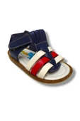 Şirinbebe 3019-20 3 Şeritli Cırt Bant Erkek Çocuk Sandalet Lacivert Kırmızı 21-25 thumbnail 1