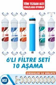 10 Aşamalı Tüm Kapalı Kasa Su arıtma Cihazlarıyla Uyumlu Filtre Seti thumbnail 1