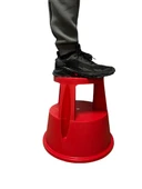 Basamaklı Kaymaz Tabure Kırmızı thumbnail 5