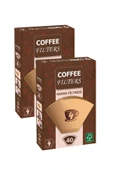 Caffeo Filters NO4 40 Adet Kahve Filtre Kağıdı x 2 Adet - 1
