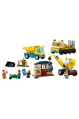 LEGO ®  City İnşaat Kamyonları ve Yıkım Gülleli Vinç 60391 - 3
